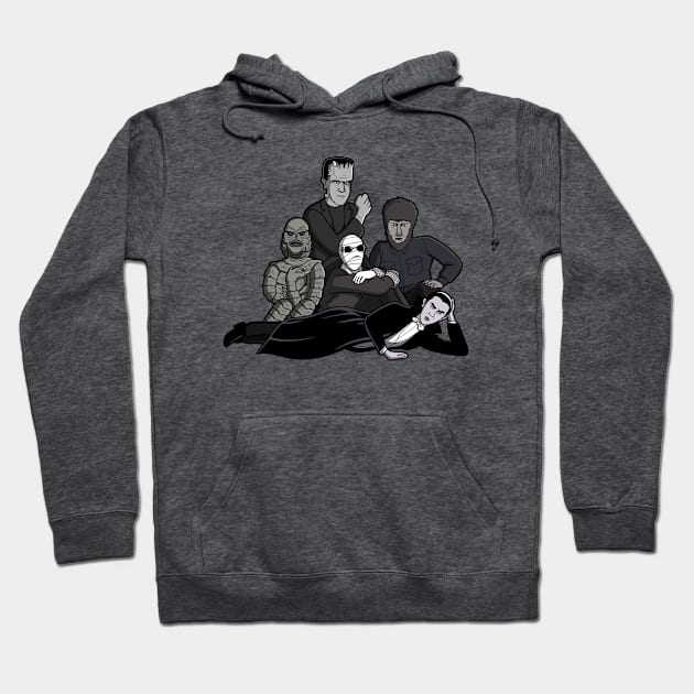 The Monsters Club Hoodie by jasesa